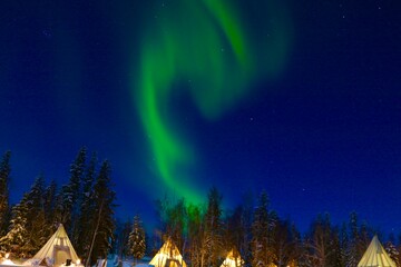 Northern Lights in Yellowknife, Canada