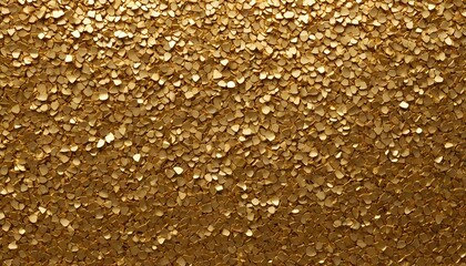 A scattered gold flake texture with thin, irregular pieces of gold layered over a surface, creating a rough, textured look. Multiple variations available