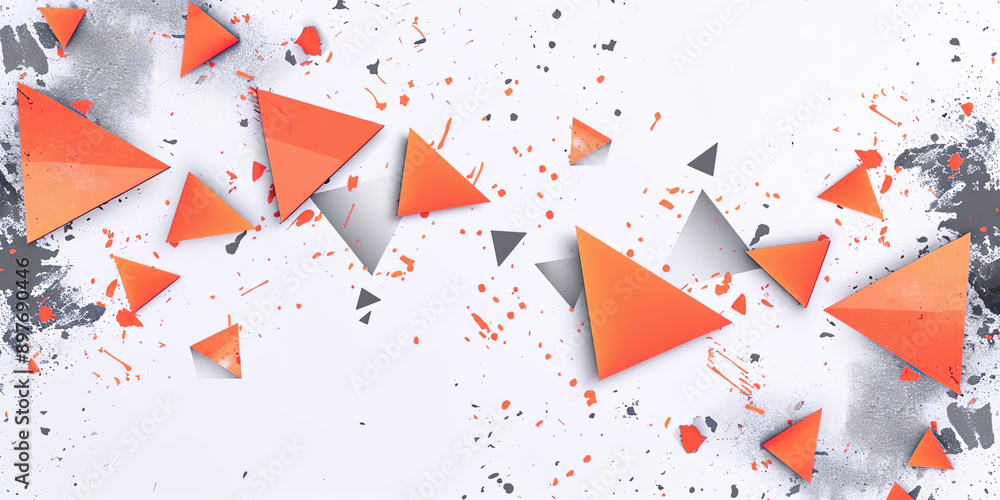 Aufkleber geometric abstract background