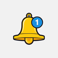 Notification Bell Push Button Icon