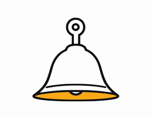 Notification Bell Push Button Icon