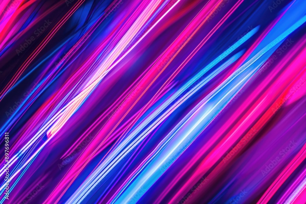 Poster vibrant, dynamic digital art with a colorful bokeh effect.