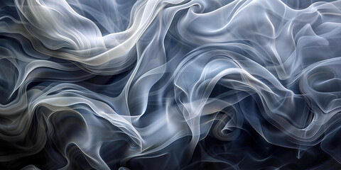 Obraz premium Smoky waves abstract background