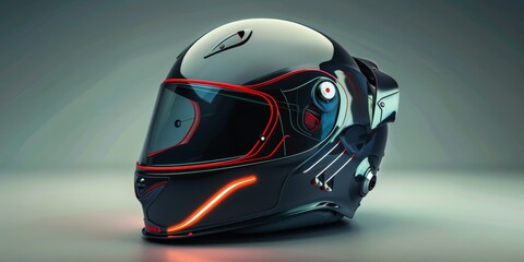 racing helmet design, Futuristic Design
