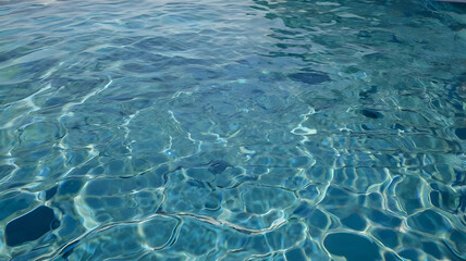 Natural Abstract Backgrounds from Swimming Pool Water