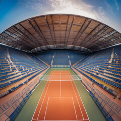 stadium in the night