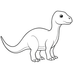 Illustration of a dinosaur in vector format