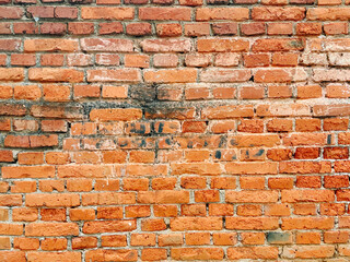 brick wall texture for for interior or exterior design backdrop.