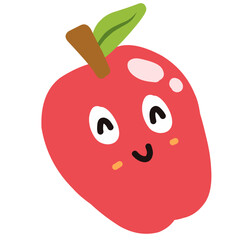 red apple cartoon