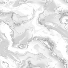 Elegant light grey and white Marble Dye Seamless Pattern with Rich Surface Texture and Swirling Motifs for Wallpaper, Wrapping Paper, and Textile Design