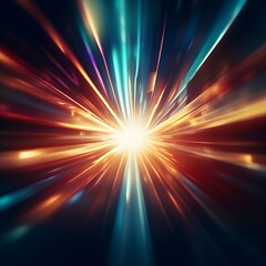 Fototapeta premium abstract background with rays