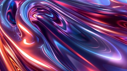 Fototapeta premium Metallic polished glossy abstract background with copy space.