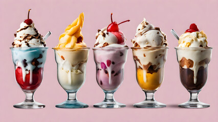 ice cream with chocolate