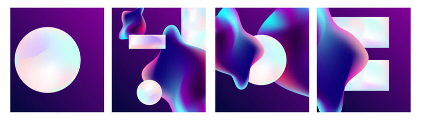 Multicolored space bubbles 3d cluster pastel shades decorative balls abstract vector illustration pearls new trendy