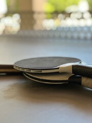 Selective focus ping pong paddles