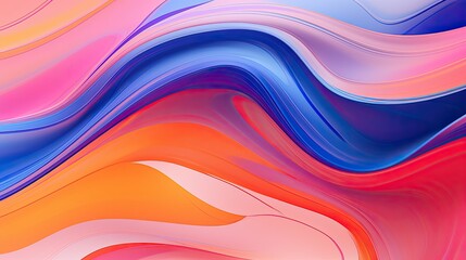 Colorful abstract background with vibrant waves of blue, green, and purple swirling together in a mesmerizing pattern.