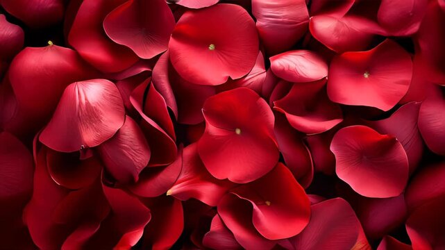 Red beautiful passionate fresh rose petals, love romantic valentine's day flowers texture background