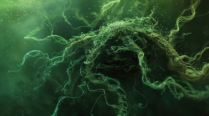 Obraz premium a green abstract background