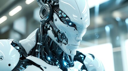 Fototapeta premium advanced robotics system automating tasks