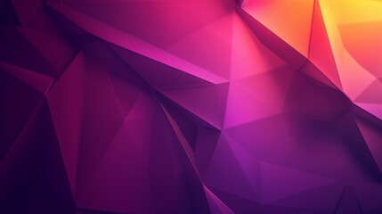 Abstract background forming a three dimensional polygonal shape with a low poly design