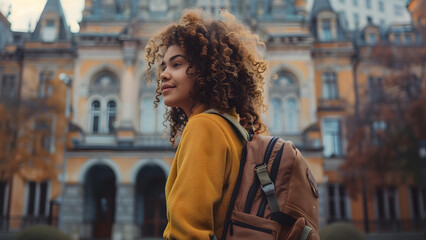 realistic high-resolution photo of Woman, with detailed background