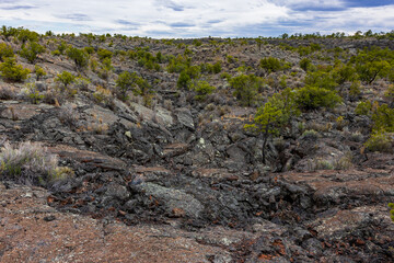 Ancient lava field at El Malpais National Monument.