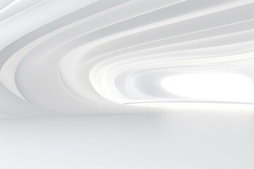 Obraz premium Free abstract white background minimal futuristic architectural space wallpaper