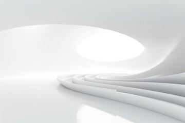 Free abstract white background minimal futuristic architectural space wallpaper