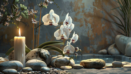 realistic high-resolution photo of Spa, with detailed background