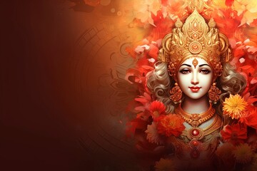 Indian background and copy space, generative ai