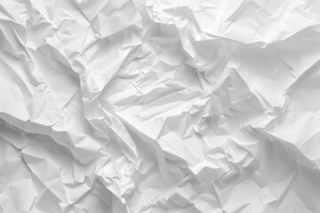 Obraz premium Crumpled white paper