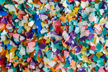 Colored confetti