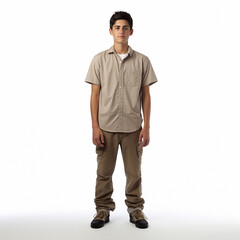 Fototapeta premium Full Length Portrait of Young Man