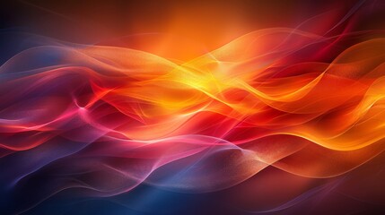 Obraz premium Vibrant abstract waves of color swirl in a mesmerizing pattern, creating a captivating visual experience