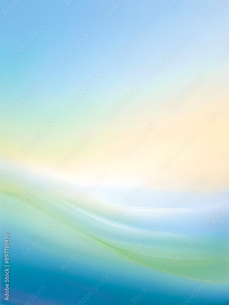 Wall mural abstract backdrop with blue sky