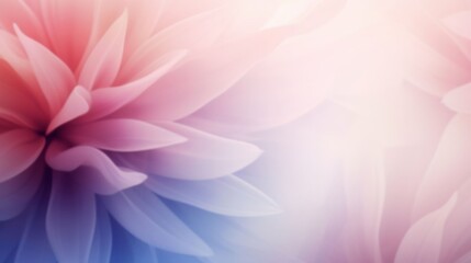 Obraz premium A close-up of pink flower petals with blurred edges and soft, pastel colors, copy space, background