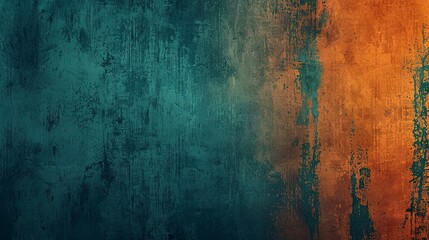 Teal orange black color gradient background, grainy texture effect, poster banner landing page backdrop design 