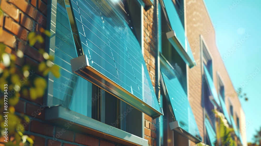 Sticker A patented technology for transparent solar panels, integrating renewable energy into windows and screens 