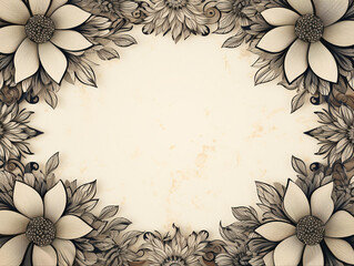 classic background, ornamental frame