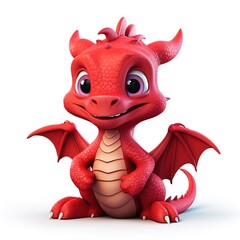 red dragon cartoon © urwa