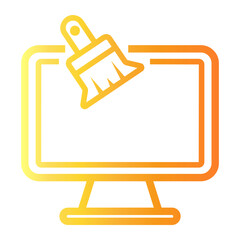 Fototapeta premium clean Line Gradient Icon