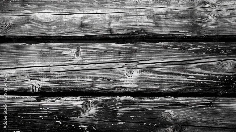 Canvas Prints aged wooden texture in monochrome background