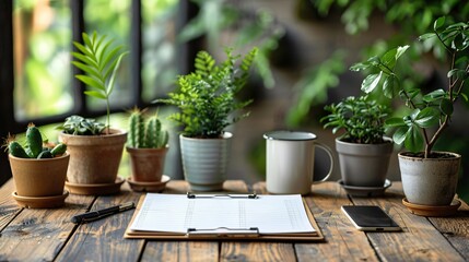3D clipboard with a checklist on a white background