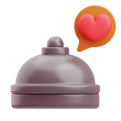 3D Favourite Food Isolated Illustration Render