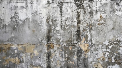 Obraz premium Aged and grimy concrete wall texture with space for text for architecture and interior design technology