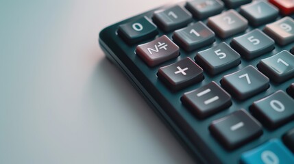 Detailed look at calculator keys, emphasizing the crucial tools for financial calculations and accounting duties