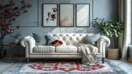 Elegant Living Room Interior Design