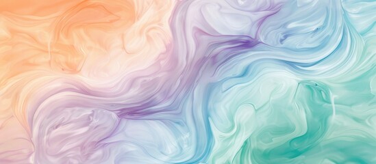 Fototapeta premium Abstract Swirls of Pastel Hues