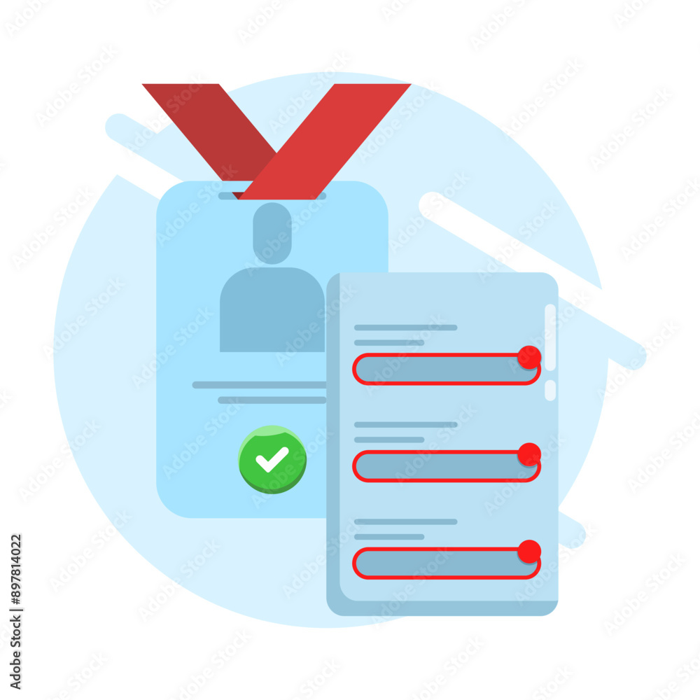 Poster concept of complete profile form and personal data. online registration, fill in personal data, comp