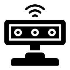 Fototapeta premium motion sensor glyph icon